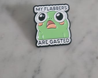 Flabbergasted pin