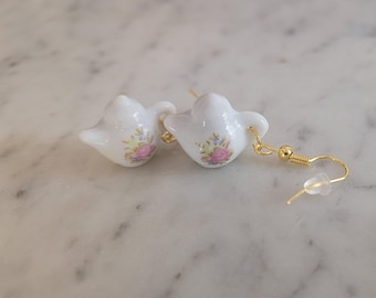Little teapot earrings
