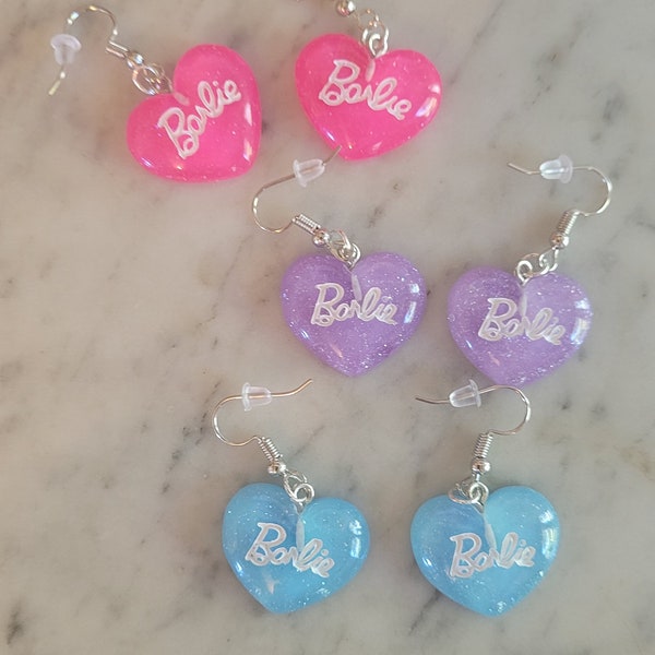 Barbie Heart Earrings