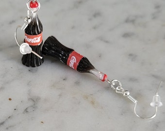 Pendientes de botella de cola