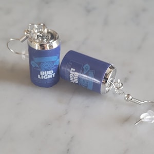 Beer can earrings