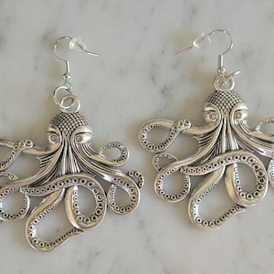 Octopus earrings