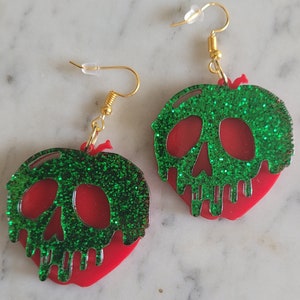 Poison apple earrings