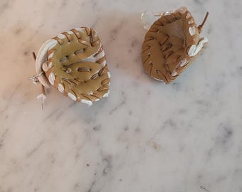 Baseball/softball glove earrings