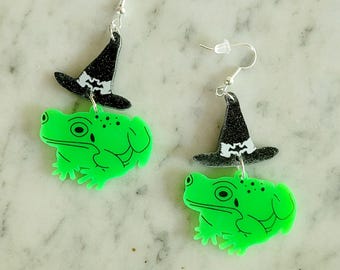 Witch Toad Earrings
