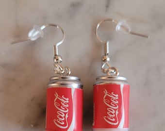 Pop/soda can earrings