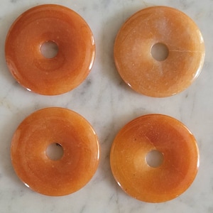 Red Adventurine donuts gemstones