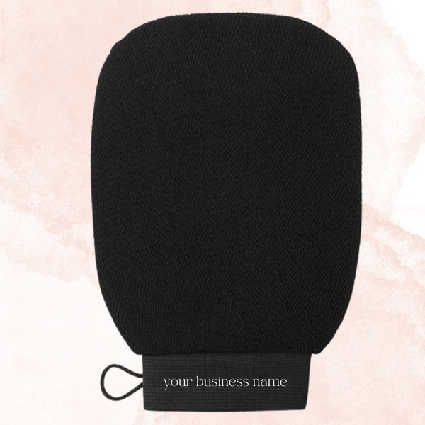 exfoliating mitt, exfoliating glove, sunless tanning, spray tanning, sunless, exfoliating, spray tan artist.