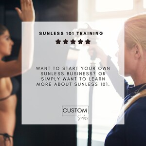 Sunless Training| Sunless Artist| Certificate| Tanning | Tanning Artisit| Sunless 101