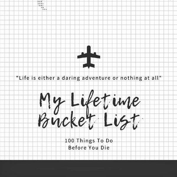 My Bucket List Etsy