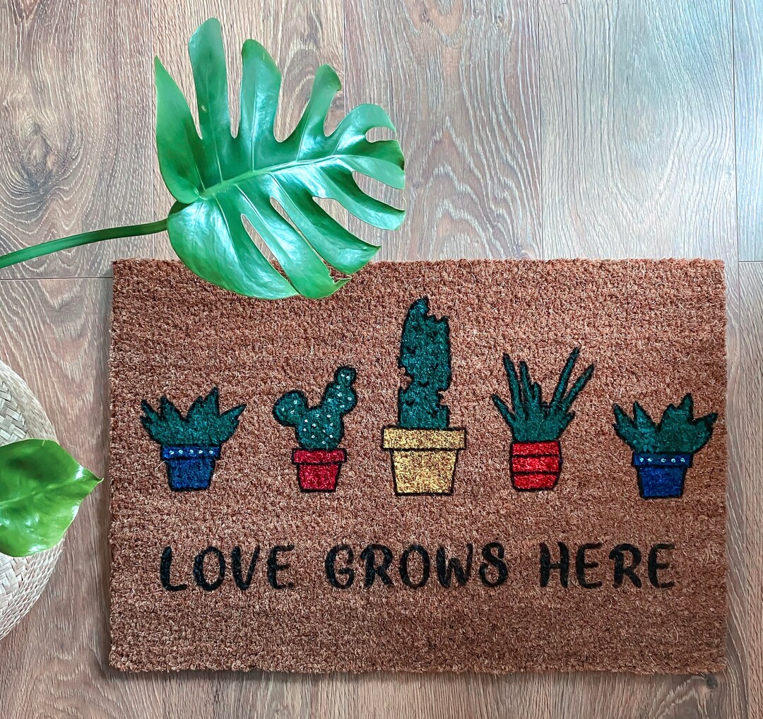 Custom Doormat / Personalised Doormat / Unique Doormat / Plant Etsy