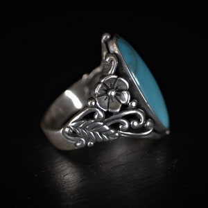 Carolyn Pollack Sterling Silber Türkis Ring S297 Bild 5