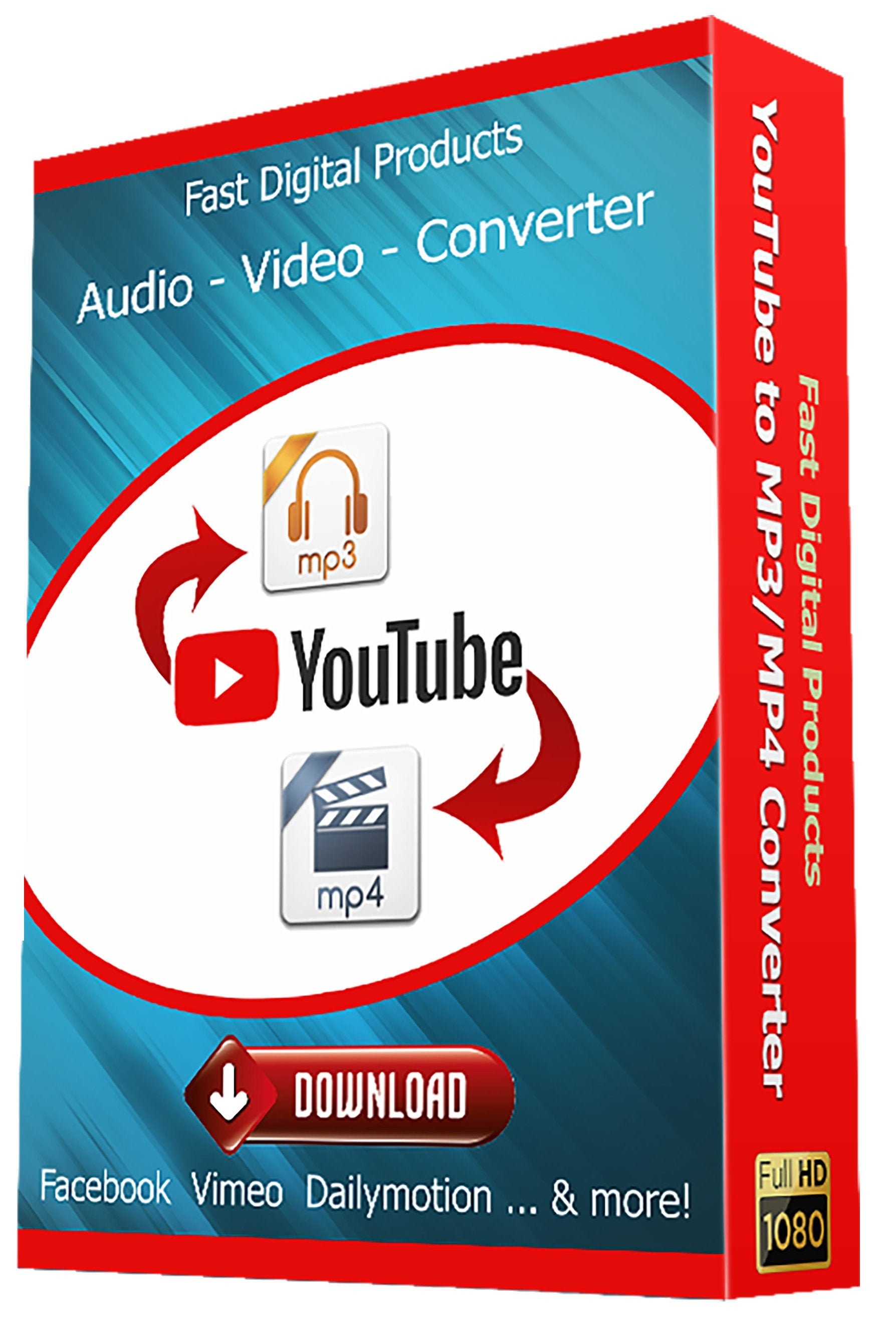 Youtube to MP3 Converter MP4 OGG WMV Facebook Vimeo Dailymotion - Etsy