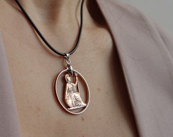 One penny cut coin necklace | Penny pendant