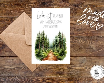 Love card, anniversary card, wedding anniversary card, Valentine's Day card, saying card, love card saying, funny saying card