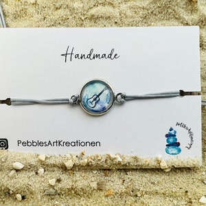 Handmade bracelet guitar - bracelet musician - macrame bracelet - friendship bracelet - gift musician