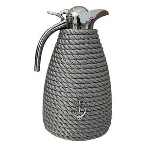 Wasserseil Thermoskanne - Küstenküche Dekor - Seil gewickelte Stahl Thermoskanne - Yacht Boot Tischdekoration - Strandhaus Geschenk