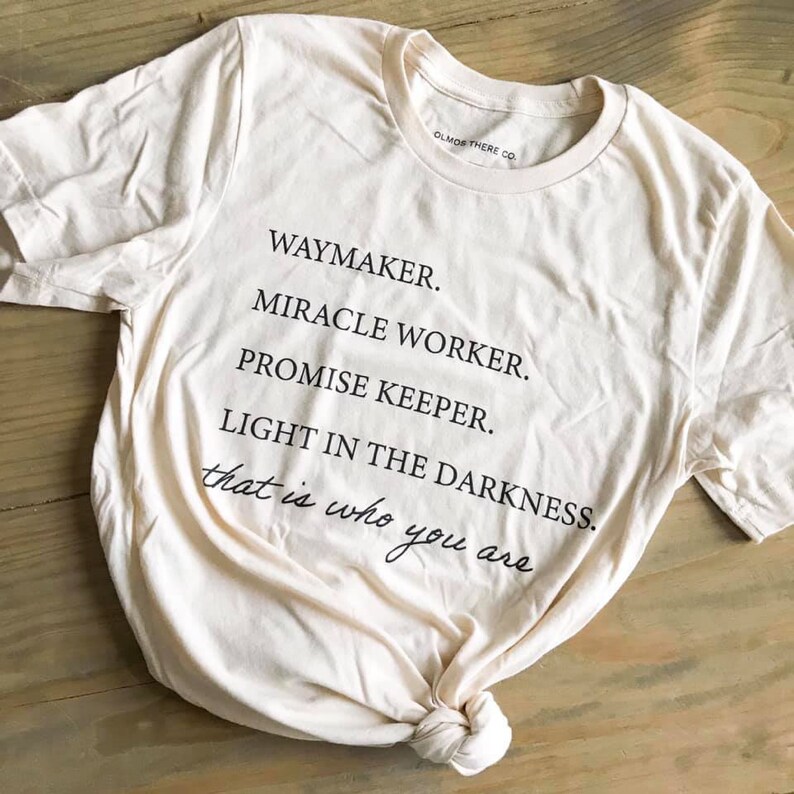 Download Waymaker .svg .png .eps .pdf .ai file only to use on shirt | Etsy