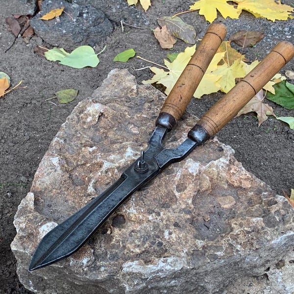 Vintage German Hedge Shears, Garden Clippers Rimocro. Germany 49.5 cm