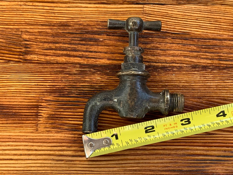 Vintage Water Tap Brass Industrial Decor Tap Brass Metal Etsy