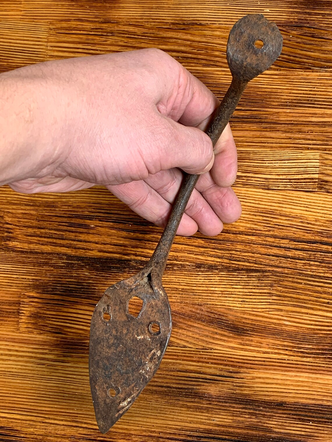 Rusty Door Handle Vintage Barn Door Hardware Rustic Door Etsy