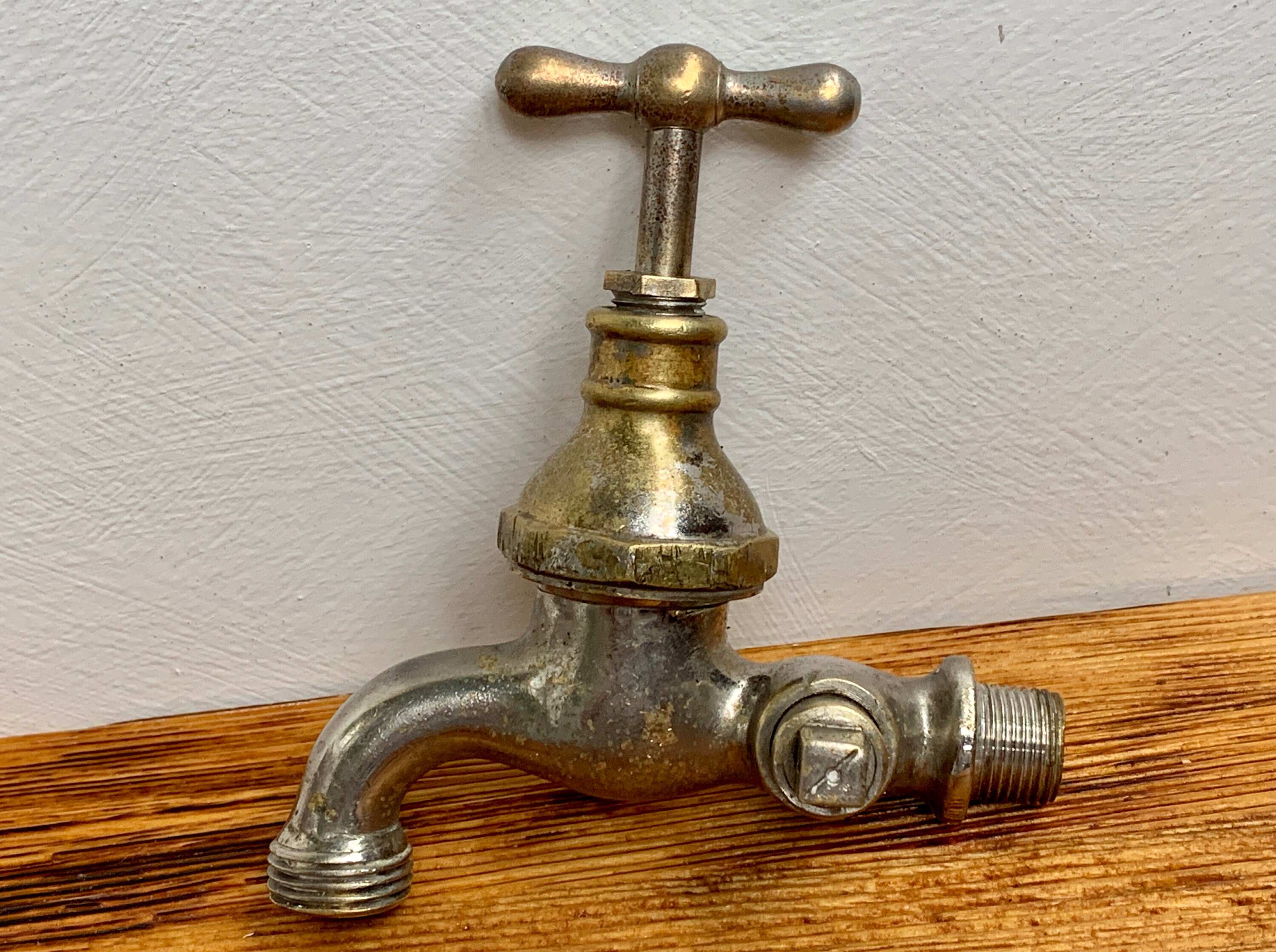 Vintage Water Tap Brass Industrial Decor Tap Brass Metal Etsy
