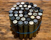 Vintage Bakelite Rods, Vein Bakelite Handle, Prayer Bead 1930s. 40pcs