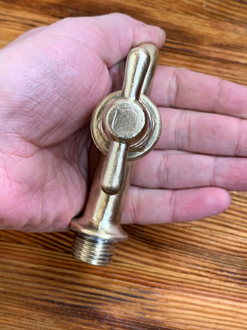Vintage Water Tap Brass Industrial Decor Tap Brass Metal Etsy
