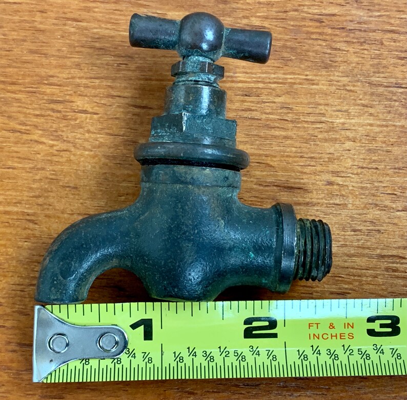 Vintage Water Tap Brass Industrial Decor Tap Brass Metal Etsy