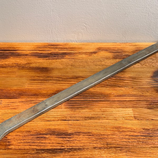 100% Strong Soviet Titanium Pry Bar /  Tire iron / Crowbar / Lever / Mounting / Handmade USSR 1980s