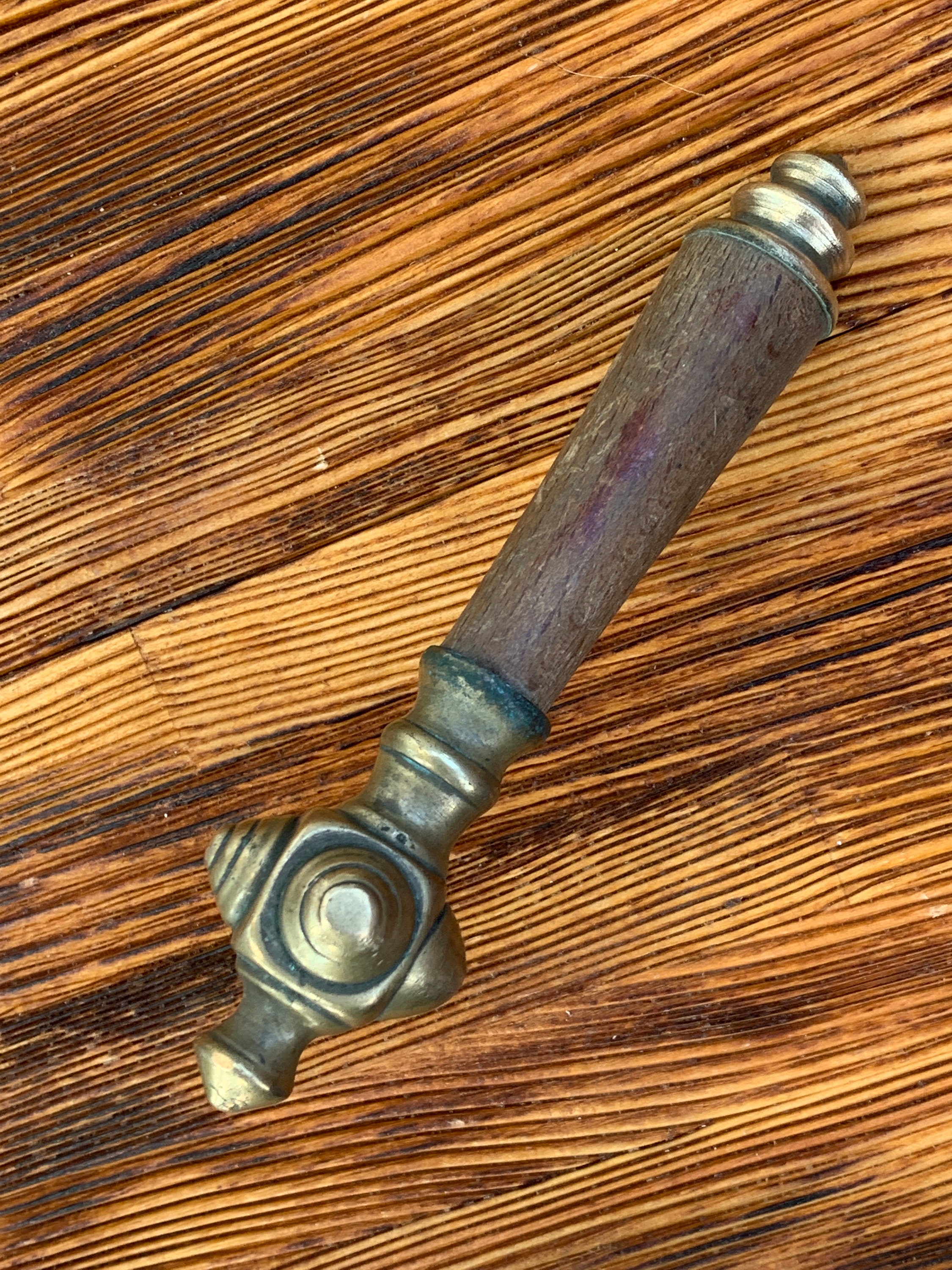 Antique Bronze Door handle Vintage Brass Door handle Doorknob Etsy