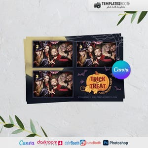 Halloween-Fotostand, Halloween-Vorlage, Süßes oder Saures Photobooth-Vorlage 6x4 3-Fotovorlage