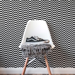 vague | Papier peint amovible Wave | Papier peint autocollant | Décoration murale #13