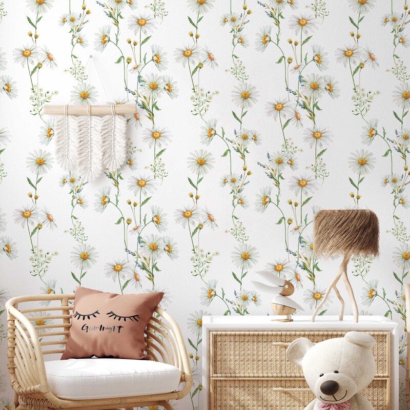 Daisy Wallpaper - Etsy