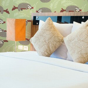 Sloth | Sloth Removable Wallpaper | Peel and Stick mural | Wall Decor #139