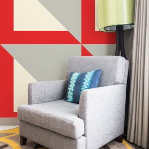 Crossed Rectangle Pattern | Crossed Rectangle Pattern Removable Wallpaper | Peel and Stick mural | Wall Decor #198