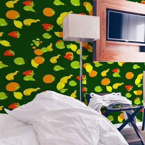 Fruits Mini | Fruits Mini Removable Wallpaper | Peel and Stick mural | Wall Decor #91