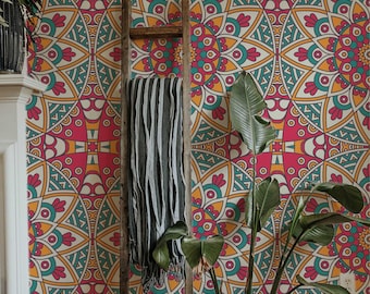 Mexico Design | Mexico Design Removable Wallpaper | Peel and Stick mural | Wall Decor #162