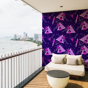 Purple | Purple Removable Wallpaper | Peel and Stick mural | Wall Decor #50