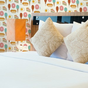 Foods Ice Cream | Foods Ice Cream Removable Wallpaper | Peel and Stick mural | Wall Decor #109