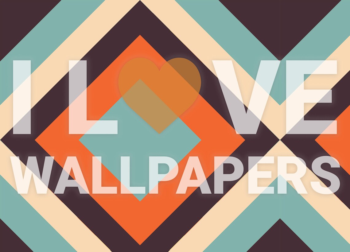Geometric Diamond Removable Wallpaper | Peel and Stick Mural - Etsy