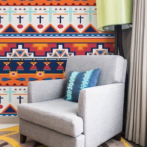 Fabric Pattern | Fabric Pattern Removable Wallpaper | Peel and Stick mural | Wall Decor #168