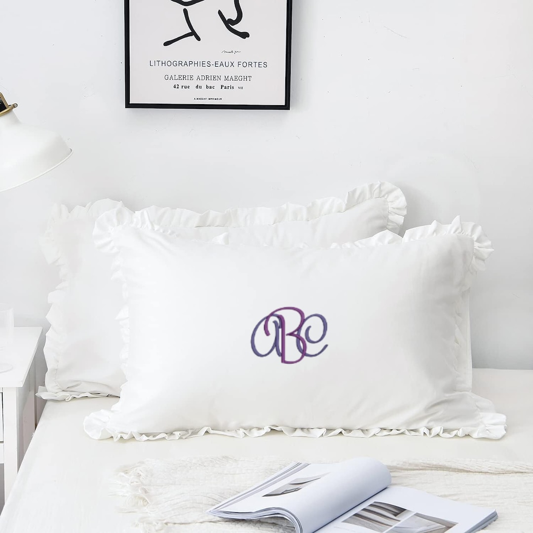 Ruffled Pillow Case Etsy