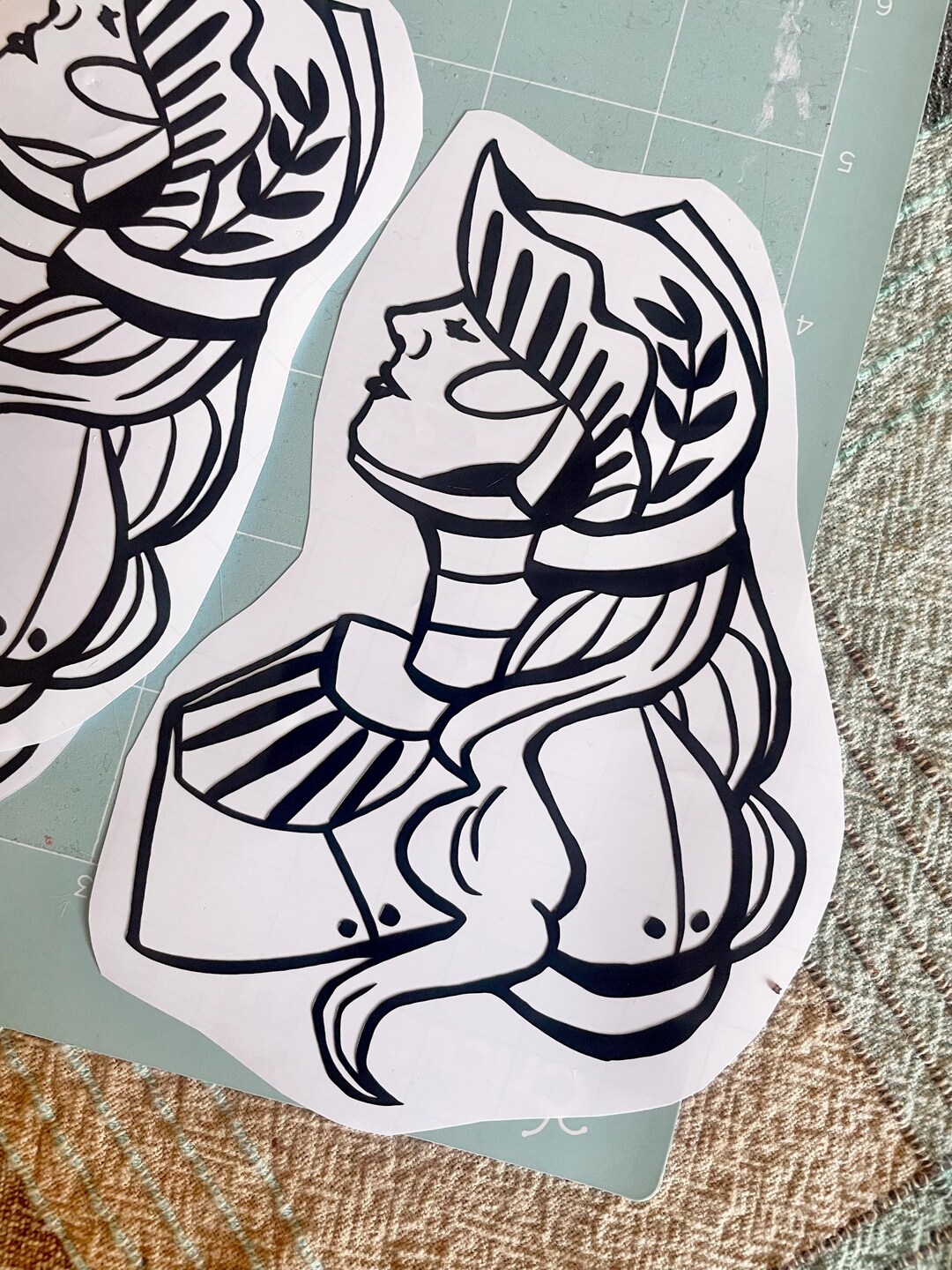 Fairytale Lady Knight Vinyl Decal - Etsy