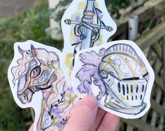 Fairytale Knight Sticker Set
