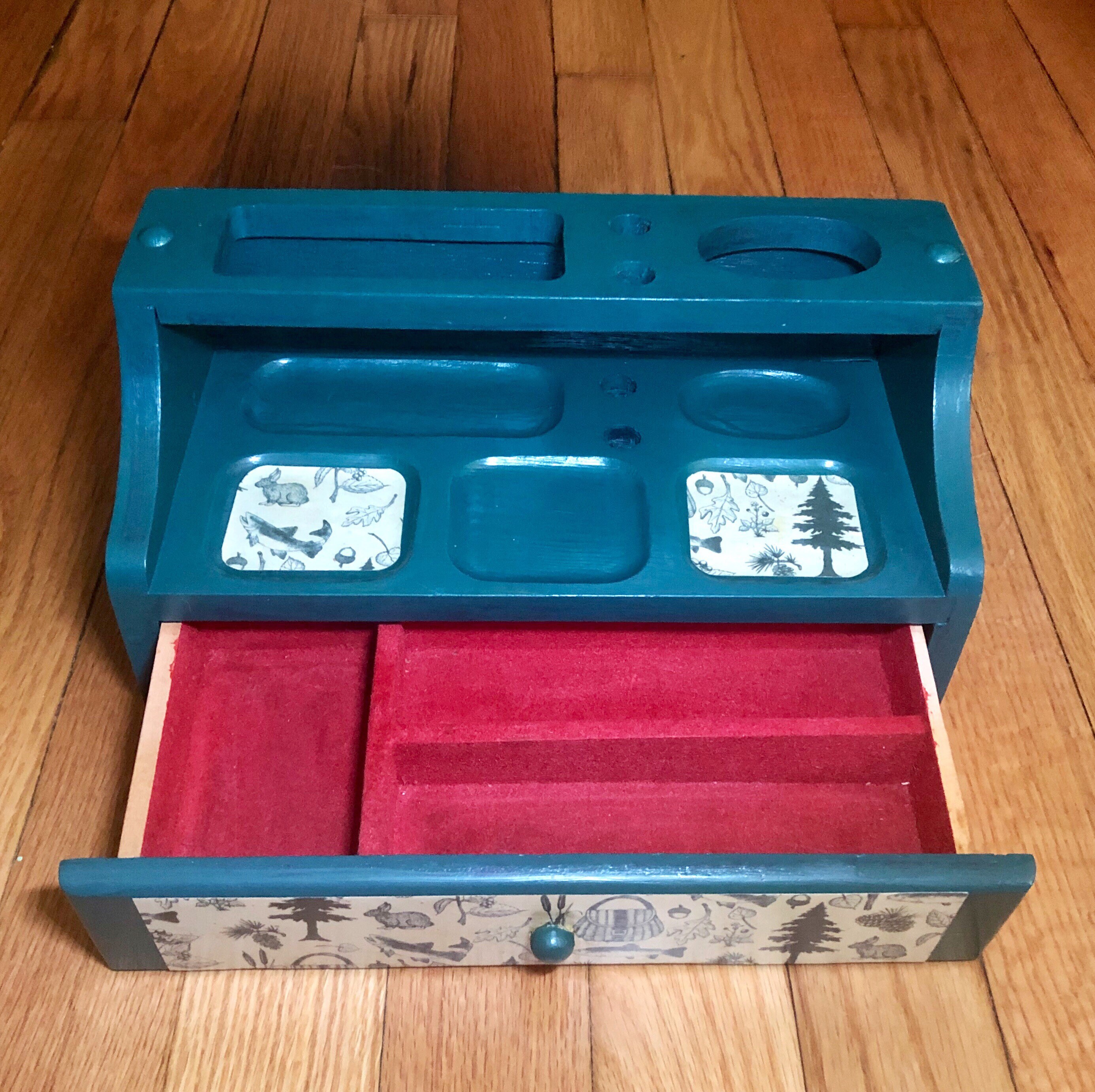 La caja de valet del hombre al aire libre | Etsy