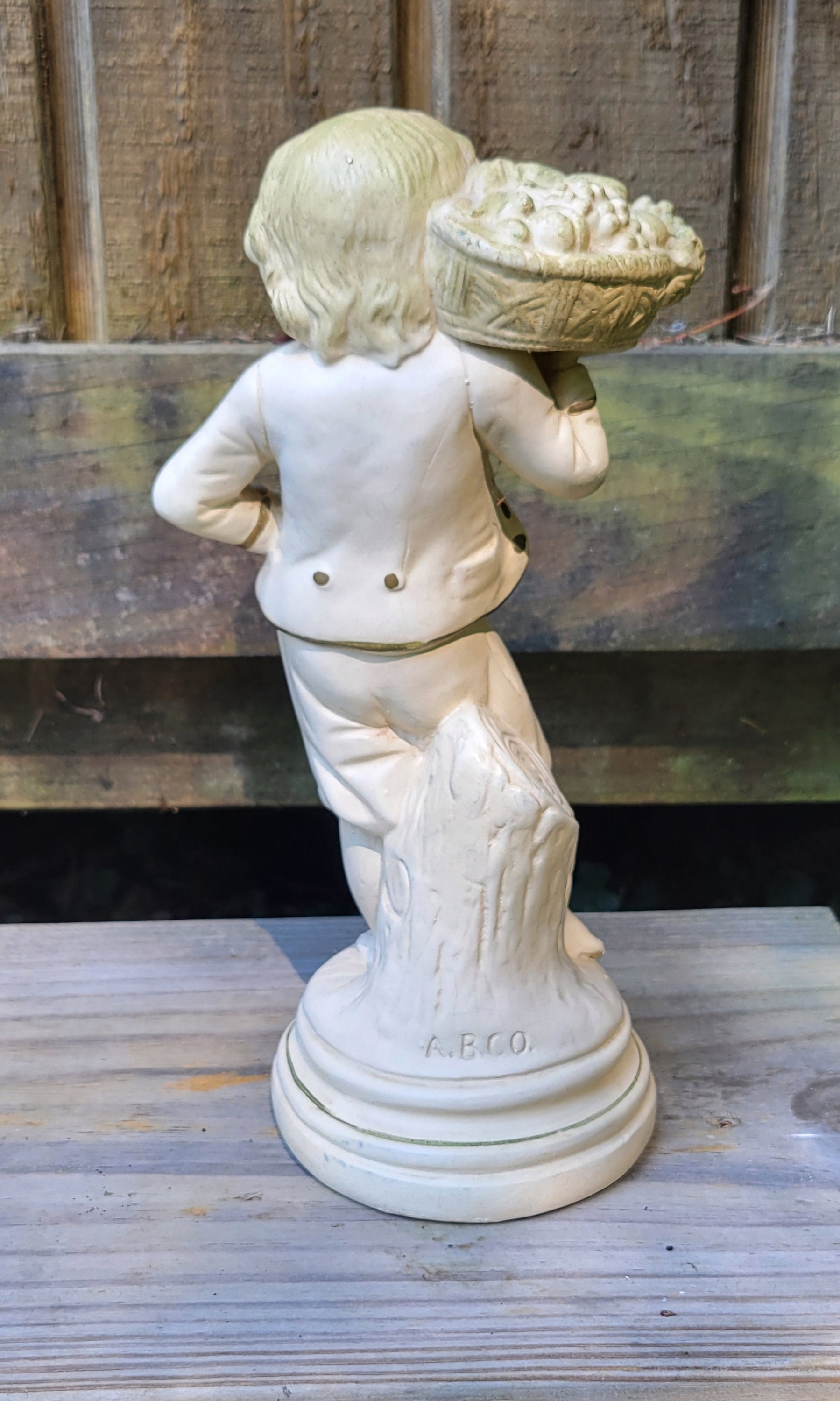 Alexander Backer Vintage Chalkware(abco) Girl & Boy Pair - Etsy