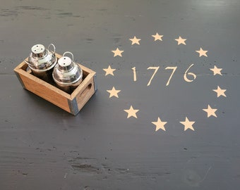 Milk Can Salt and Pepper Caddy