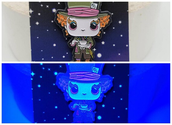 1.5 Inch Black Light Mad Hatter From 