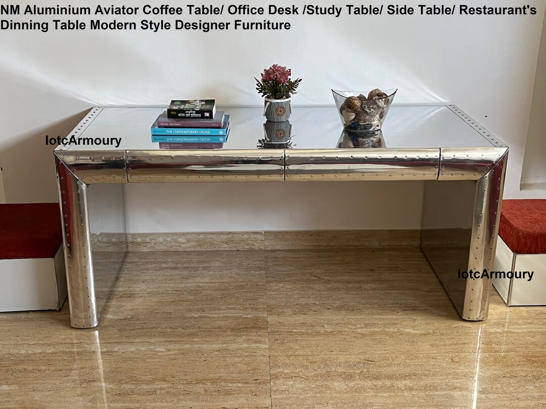 Aluminium Aviator Coffee Table/ Office Desk /study Table/ Side Etsy